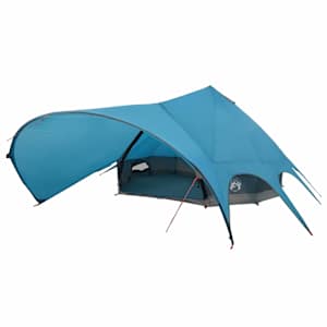 Teepee stan pro 9 osob Modrý a šedý 502 x 502 x 297 cm - obrázek 2