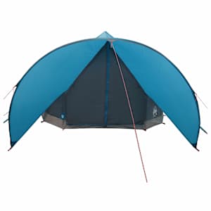 Teepee stan pro 9 osob Modrý a šedý 502 x 502 x 297 cm - obrázek 5