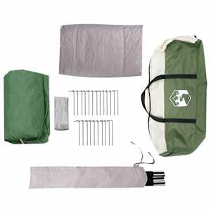 Stan pro 6 osob se střechou Zelená 425 x 396 x 222 cm - obrázek 11