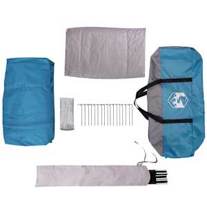 Stan pro 7 osob se střechou Modrá 400 x 350 x 212 cm - obrázek 11