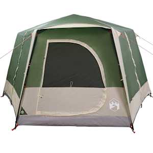 Stan pro 5 osob se střechou Zelená a bílá 333 x 317 x 194 cm - obrázek 6