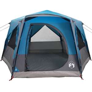 Stan pro 5 osob se střechou Modrý a šedý 333 x 317 x 194 cm - obrázek 5