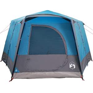 Stan pro 5 osob se střechou Modrý a šedý 333 x 317 x 194 cm - obrázek 6