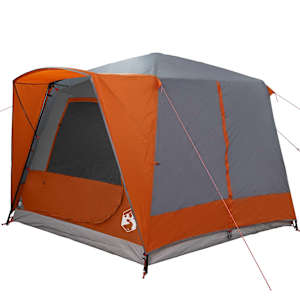 Stan pro 5 osob se střechou Šedá a oranžová 333 x 317 x 194 cm - obrázek 4
