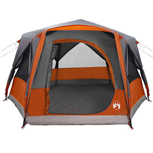 Stan pro 5 osob se střechou Šedá a oranžová 333 x 317 x 194 cm - obrázek 5