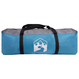 Stan pro 3 osoby se střechou Modrý a šedý 320 x 320 x 203 cm - obrázek 10