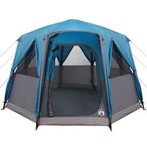Stan pro 3 osoby se střechou Modrý a šedý 320 x 320 x 203 cm - obrázek 5