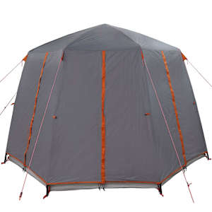 Stan pro 3 osoby se střechou Šedá a oranžová 320 x 320 x 203 cm - obrázek 8