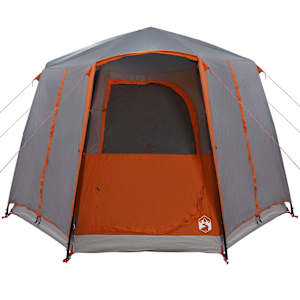 Stan pro 3 osoby se střechou Šedá a oranžová 320 x 320 x 203 cm - obrázek 6