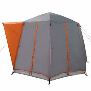 Stan pro 3 osoby se střechou Šedá a oranžová 320 x 320 x 203 cm - obrázek 7
