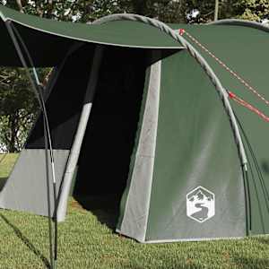 Trojplášťový stan pro 4 osoby Zelená a bílá 740 x 370 x 220 cm - obrázek 3