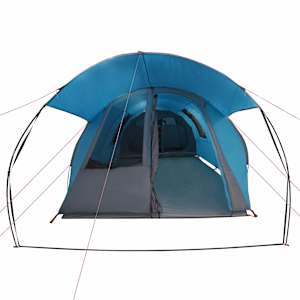 Trojplášťový stan pro 4 osoby Modrý a šedý 740 x 370 x 220 cm - obrázek 5