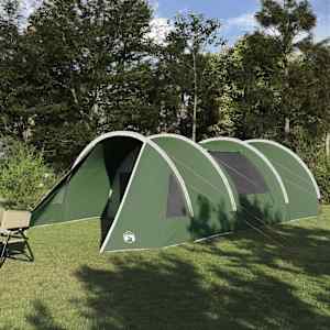 Tunelový stan pro 5 osob Zelená a bílá 778 x 356 x 210 cm
