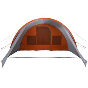 Tunelový stan pro 5 osob Šedá a oranžová 778 x 356 x 210 cm - obrázek 6