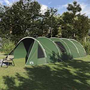 Tunelový stan pro 6 osob Zelená a bílá 778 x 356 x 210 cm - obrázek 1