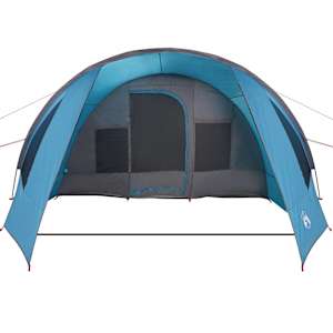 Tunelový stan pro 6 osob Modrý a šedý 778 x 356 x 210 cm - obrázek 6