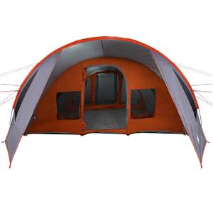 Tunelový stan pro 6 osob Šedá a oranžová 778 x 356 x 210 cm - obrázek 5