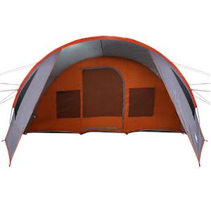 Tunelový stan pro 6 osob Šedá a oranžová 778 x 356 x 210 cm - obrázek 6