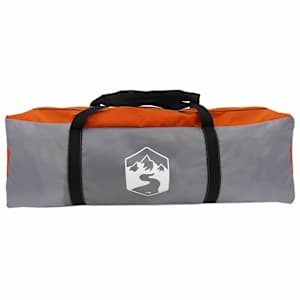 Tunelový stan pro 6 osob Šedá a oranžová 700 x 590 x 215 cm - obrázek 10