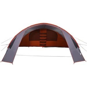 Tunelový stan pro 6 osob Šedá a oranžová 700 x 590 x 215 cm - obrázek 6