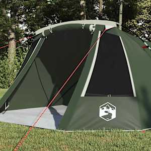 Stan pro 3 osoby se střechou Zelená a bílá 328 x 228 x 115 cm - obrázek 3