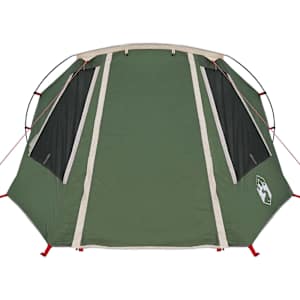Stan pro 3 osoby se střechou Zelená a bílá 328 x 228 x 115 cm - obrázek 6