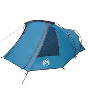 Stan pro 3 osoby se střechou Modrý a šedý 328 x 228 x 115 cm - obrázek 4