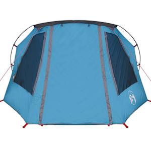 Stan pro 3 osoby se střechou Modrý a šedý 328 x 228 x 115 cm - obrázek 6