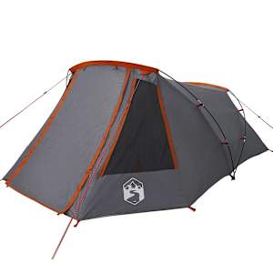 Stan pro 3 osoby se střechou Šedá a oranžová 328 x 228 x 115 cm - obrázek 4