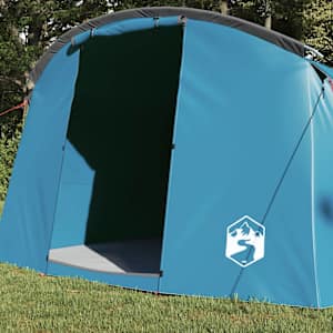 Trojplášťový stan pro 4 osoby Modrý a šedý 318 x 275 x 140 cm - obrázek 3