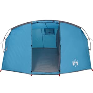 Trojplášťový stan pro 4 osoby Modrý a šedý 318 x 275 x 140 cm - obrázek 5