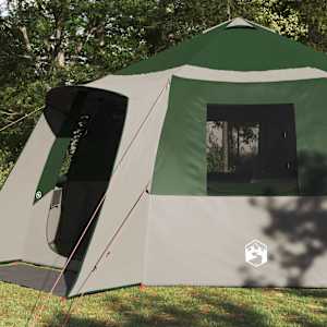 Stan pro 12 osob se střechou Zelená a šedá 500 x 500 x 294 cm - obrázek 3