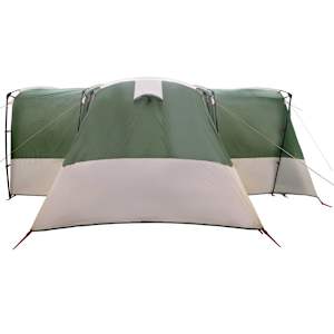 Rodinný stan pro 12 osob Zelená a bílá 760 x 645 x 230 cm - obrázek 5