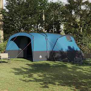 Rodinný stan pro 12 osob Modrý a šedý 760 x 645 x 230 cm - obrázek 1