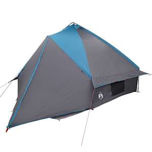 Teepee stan pro 10 osob Modrý a šedý 490 x 410 x 210 cm - obrázek 4