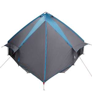 Teepee stan pro 10 osob Modrý a šedý 490 x 410 x 210 cm - obrázek 7