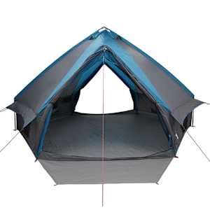 Teepee stan pro 10 osob Modrý a šedý 490 x 410 x 210 cm - obrázek 5