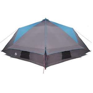 Teepee stan pro 10 osob Modrý a šedý 490 x 410 x 210 cm - obrázek 6