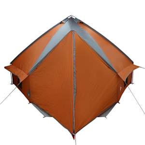 Teepee stan pro 10 osob Šedá a oranžová 490 x 410 x 210 cm - obrázek 7