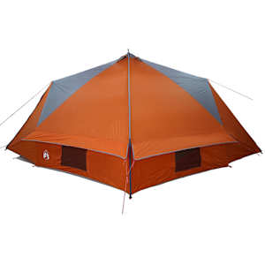 Teepee stan pro 10 osob Šedá a oranžová 490 x 410 x 210 cm - obrázek 6