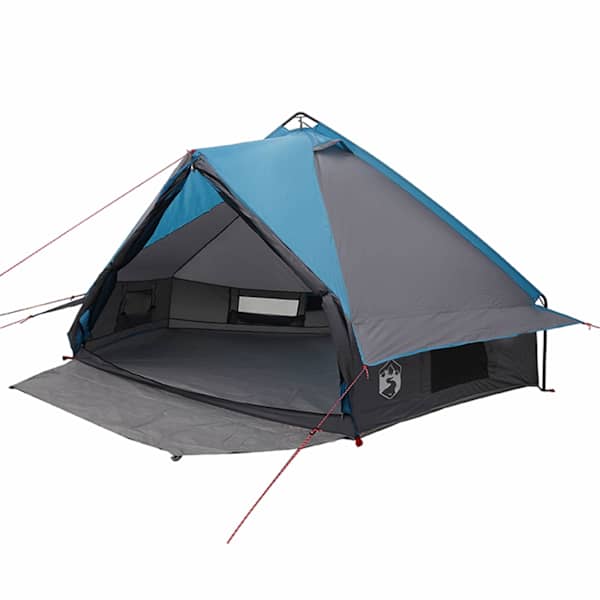vidaXL Teepee Telk 6-Inimesele 6 inimesele Sinine ja Hall