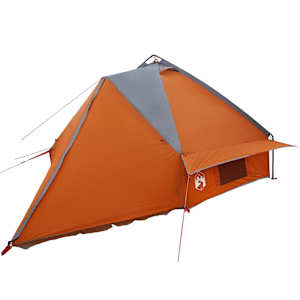 Teepee stan pro 6 osob Šedá a oranžová 490 x 410 x 210 cm - obrázek 4