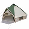 vidaXL Teepee Telk 4-Inimesele 4-kohaline Roheline ja Hall