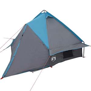 Teepee stan pro 4 osoby Modrý a šedý 490 x 410 x 210 cm - obrázek 4
