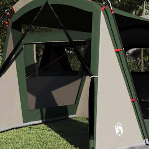 Rodinný stan pro 20 osob Zelená a bílá 745 x 700 x 217 cm - obrázek 3