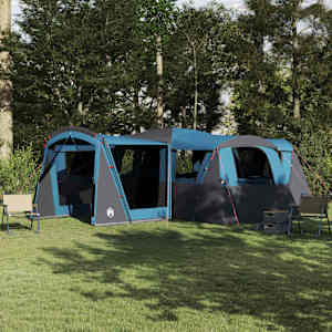 Rodinný stan pro 20 osob Modrý a šedý 745 x 700 x 217 cm - obrázek 1