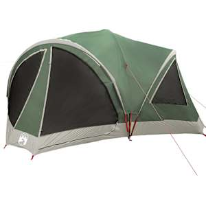 vidaXL Pere telk 10-inimesega Roheline ja Hall 460 x 430 x 214 cm