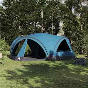 Rodinný stan pro 10 osob Modrý a šedý 460 x 430 x 214 cm - obrázek 1