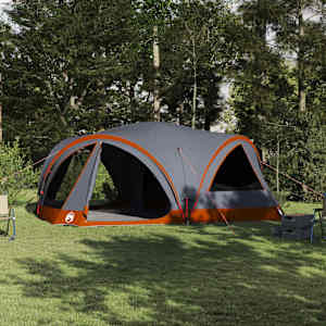 Rodinný stan pro 10 osob Šedá a oranžová 460 x 430 x 214 cm - obrázek 1