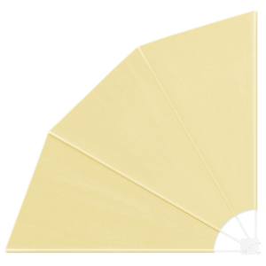 Zaslon za zasebnost na balkonu Peščena 160 x 160 cm Poliester